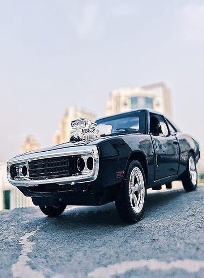 Samtop 1:24 Scale Fast & Furious 7 Diecast Metal Pull-Back Car, Features Openable Doors, Light and Music, Gift for Kids for Kids - Image 2